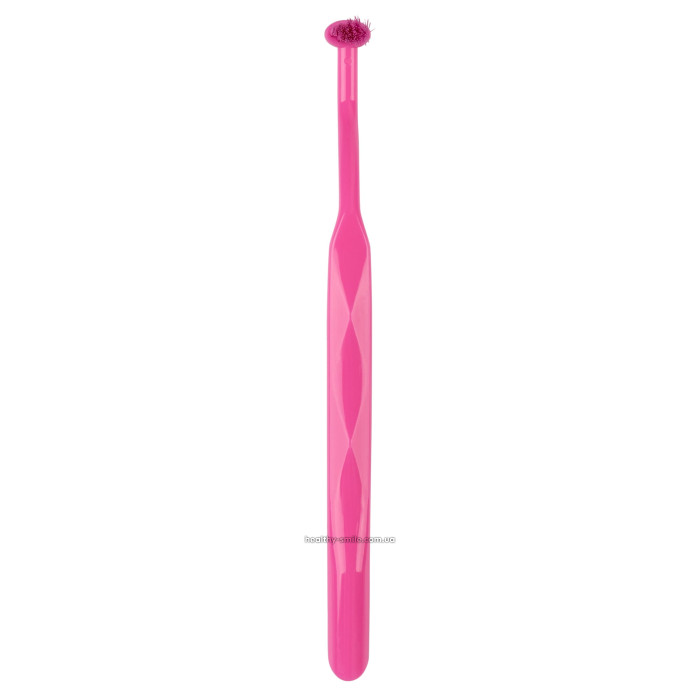 Toothbrush for braces, implants and dentures, Pink
